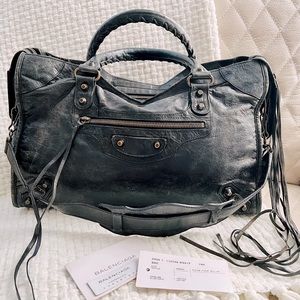 Balenciaga Black city bag